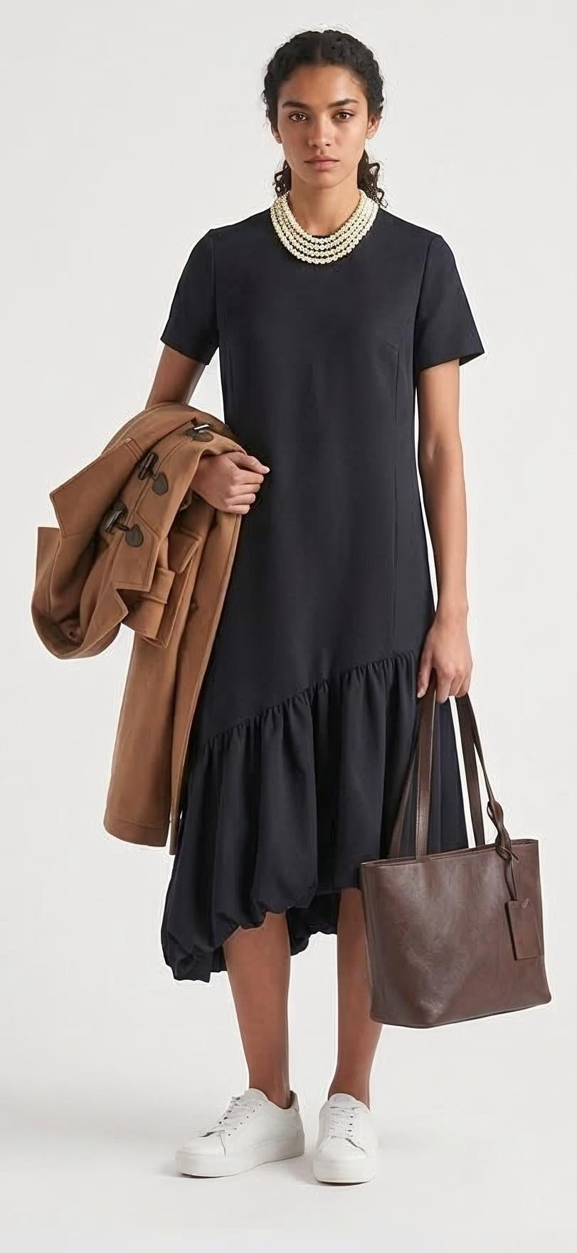 The Executive Classic Tote Bag-Deep Espresso Brown