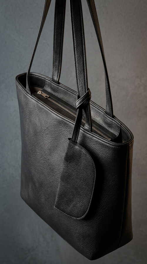 The Executive Classic Tote Bag- Black