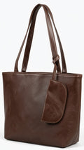 The Executive Classic Tote Bag-Deep Espresso Brown
